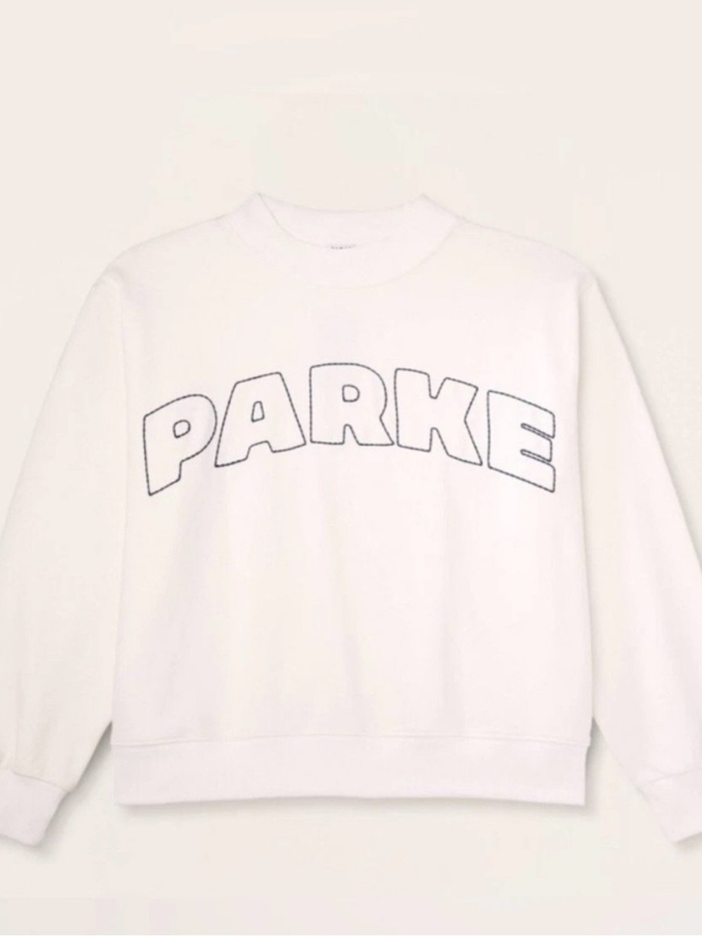 PARKE x Target Collab White Mockneck NWTs Size L/XL - Picture 2 of 5